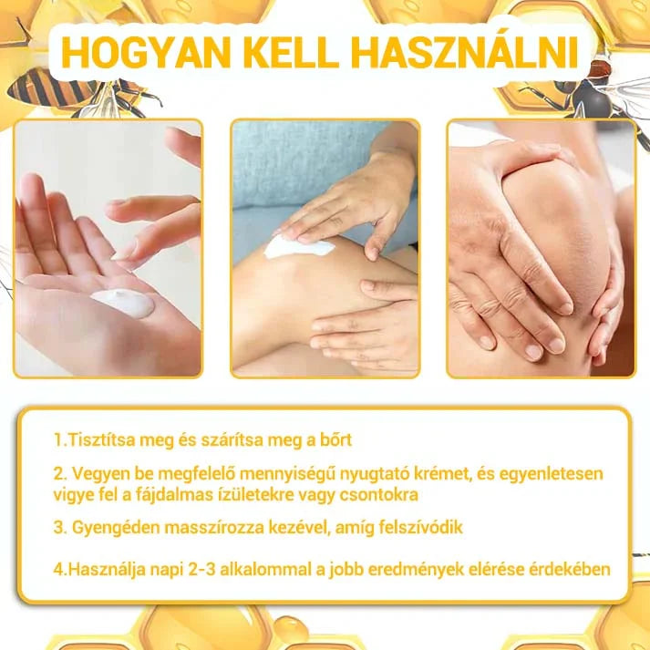 🍯🌿🍯 BEARNICA™ Bee Venom Advanced ízület- és csontkezelő krém🔥 (Utolsó napi akció, 80% kedvezmény
