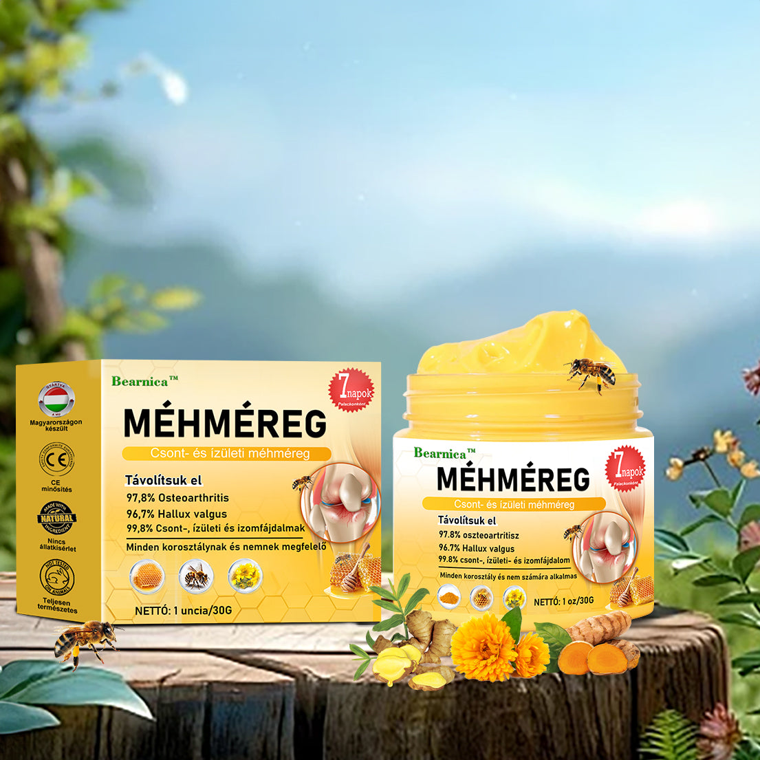 👑👑👑 BEARNICA™ Bee Venom Advanced ízület- és csontkezelő krém🔥 (Utolsó napi akció, 80% kedvezmény)