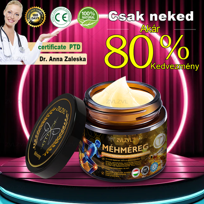 Hivatalos bolt: ZVLZVL™ Méhméreg Azonnali Ultra Erős Fájdalomcsillapító Krém - (Enyhíti a fájdalmat ízületi gyulladás, izomfájdalom, hátfájás, térdek, hát, vállak, csípők, csuklók, kezek esetén)