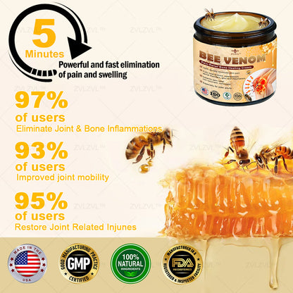 ZVLZVL™ Bee Venom Instant Pain Relief Arthritis Therapy Cream