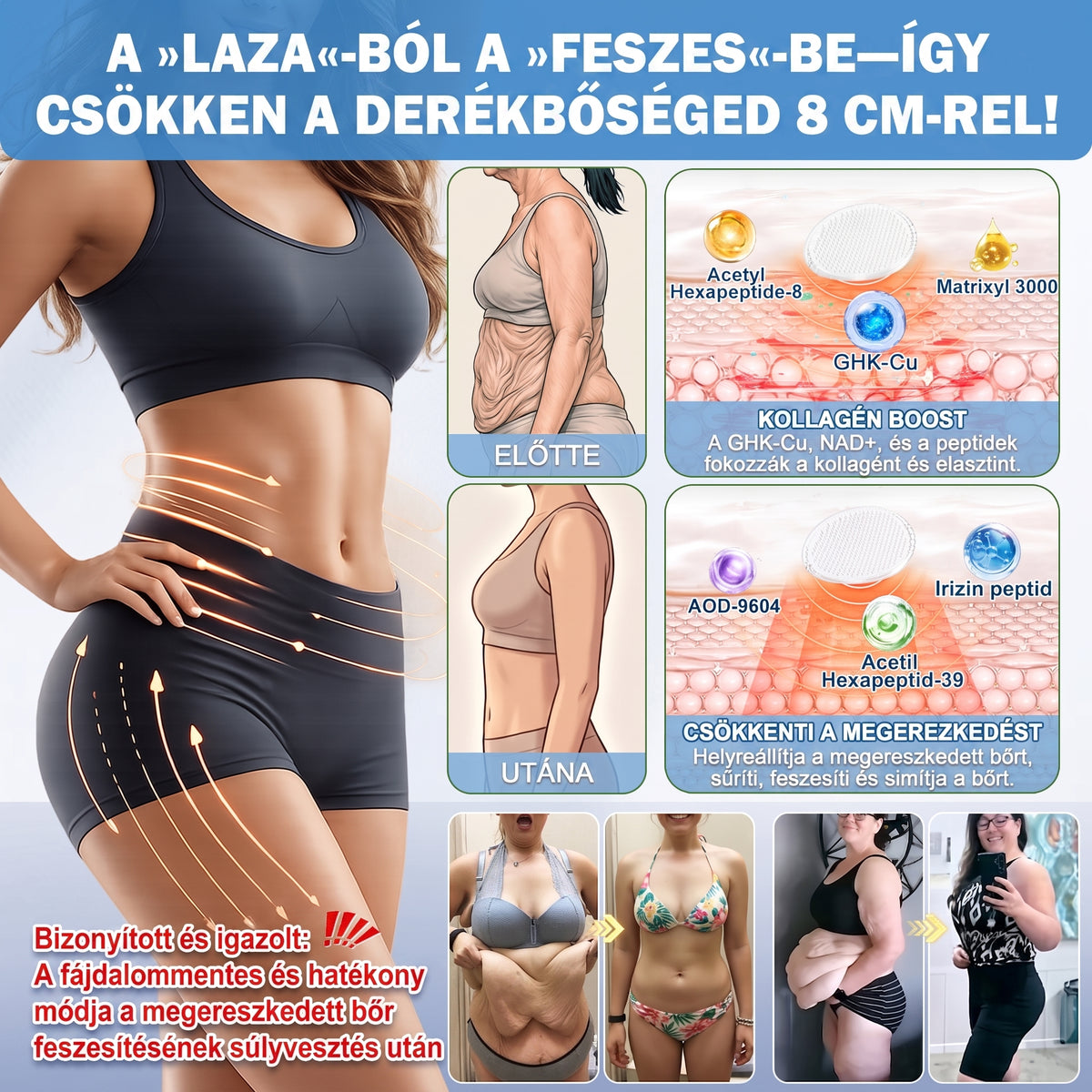 🌿Moringa · Berberine × NAD+ 10-in-1 Advanced Nano HAJUEI® Glumasetide 8az 1-ben Karcsú és EgészségesNano Mikrotűs Tapasz (Napi 1alkalom – látható változásakár 7 nap alatt) ✅ Elhízásra,bőrfeszesítésre,cukorbetegségre, alvásiapnoéra, ízületekre stb