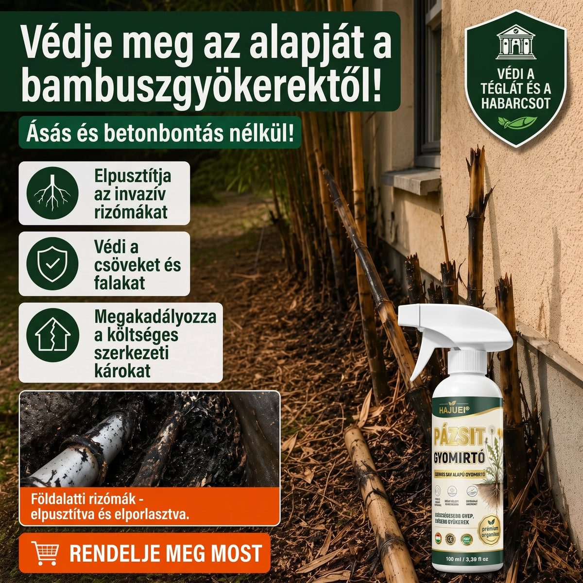⚡ [Könnyű és stresszmentes gyomirtás a kertben] Háztartási használatra szánt gyomirtó szer