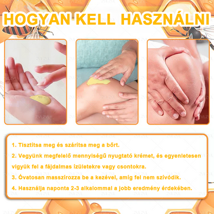 ZVLZVL™ Botulinum Toxin és Méhméreg Fájdalomcsillapító Csontgyógyító Krém ✨🌸(Speziell für ältere Erwachsene & von der EFORT empfohlen)