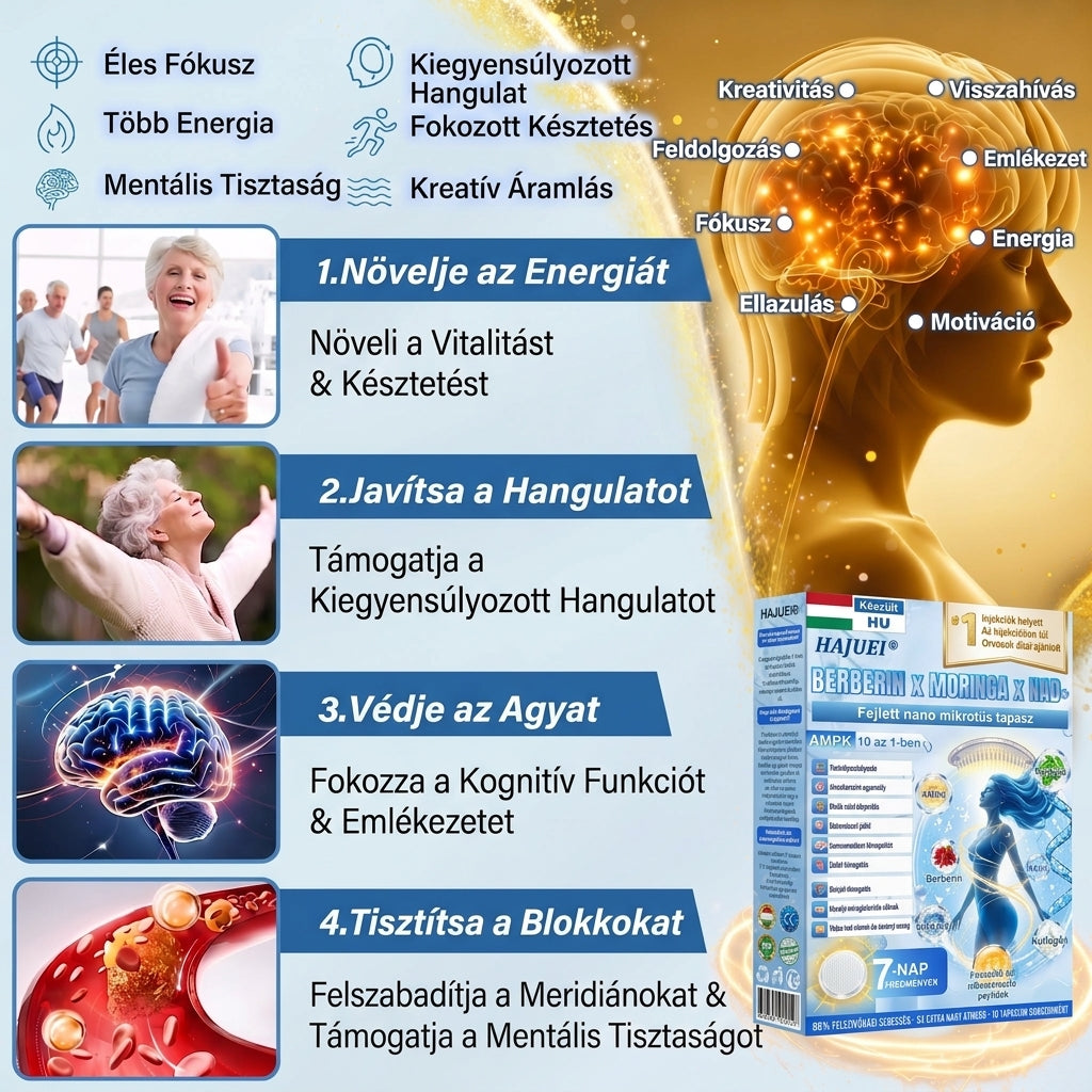 🌿Moringa · Berberine × NAD+ 10-in-1 Advanced Nano HAJUEI® Glumasetide 8az 1-ben Karcsú és EgészségesNano Mikrotűs Tapasz (Napi 1alkalom – látható változásakár 7 nap alatt) ✅ Elhízásra,bőrfeszesítésre,cukorbetegségre, alvásiapnoéra, ízületekre stb