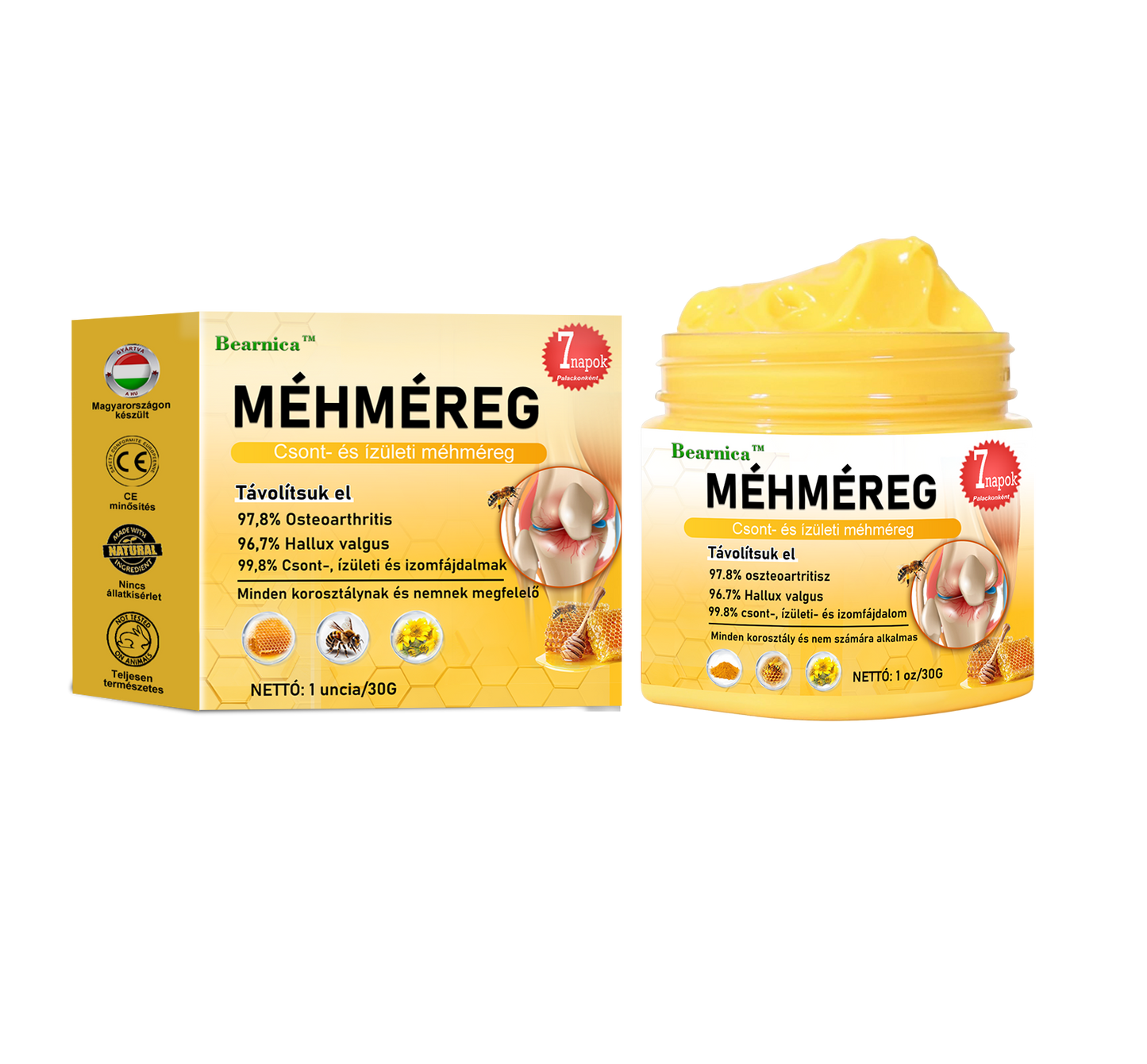 🍯🌿🍯 BEARNICA™ Bee Venom Advanced ízület- és csontkezelő krém🔥 (Utolsó napi akció, 80% kedvezmény