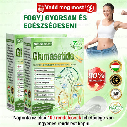 🌿Ajánlott a Semmelweis Kórház által · 👩‍⚕️BENU hivatalos üzlet| 🎁 𝐆𝐞𝑒𝐿𝑒𝐦𝐨𝐧® Glumasetide 8 az 1-ben Karcsú és Egészséges Nano Mikrotűs Tapasz