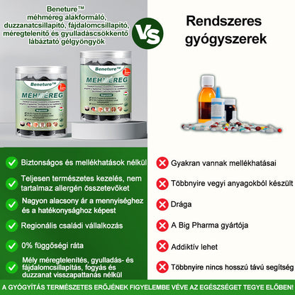 𝐁𝐞𝐧𝐞𝐭𝐮𝐫𝐞™ Méhméreg karcsúsító nyirokcsomó méregtelenítő gyulladáscsökkentő fájdalomcsillapító lábáztató gyöngyök - Mayo Clinic Recommended (több mint 2 millió fogyasztó bízik benne világszerte)