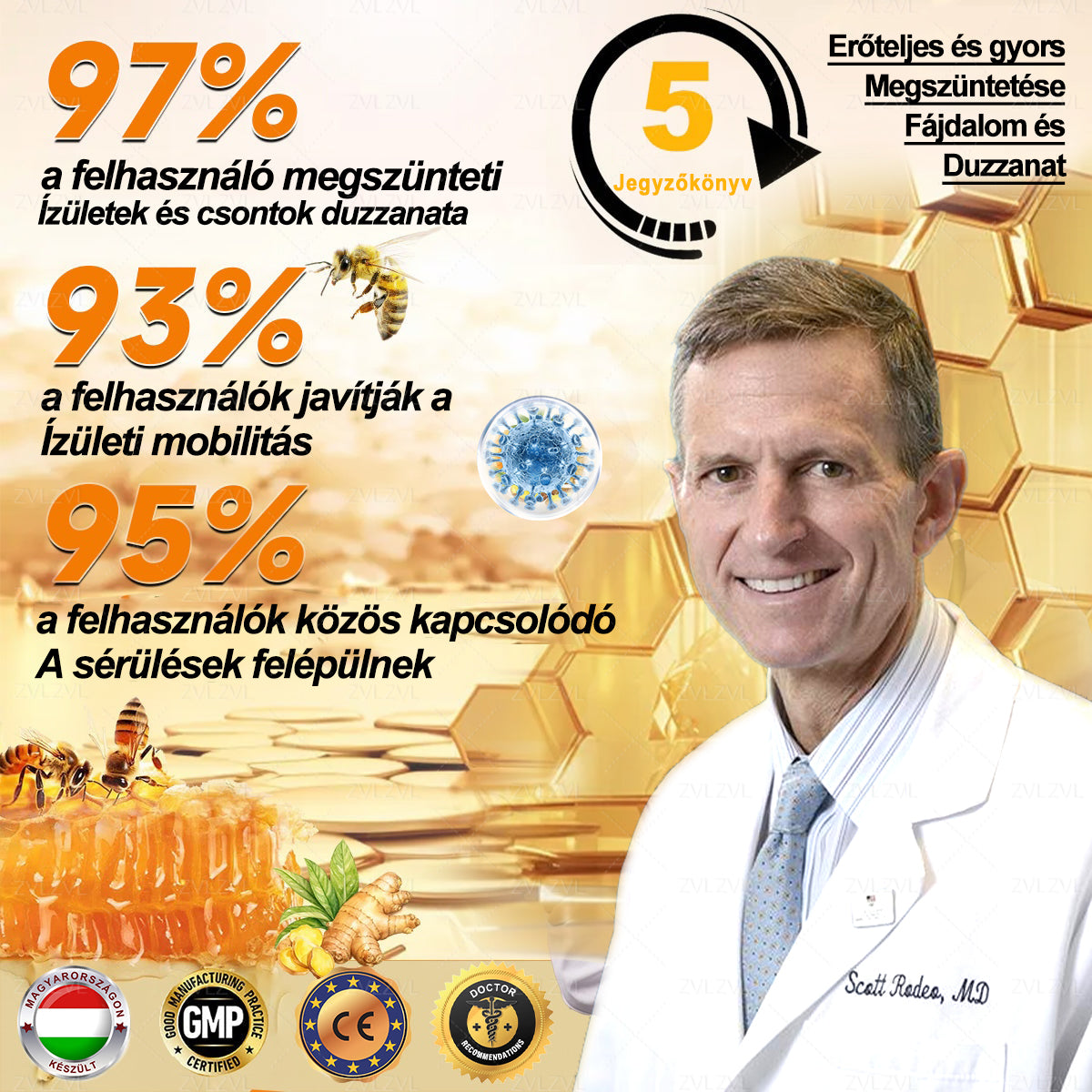 ZVLZVL™ Botulinum Toxin és Méhméreg Fájdalomcsillapító Csontgyógyító Krém ✨🌸(Speziell für ältere Erwachsene & von der EFORT empfohlen)