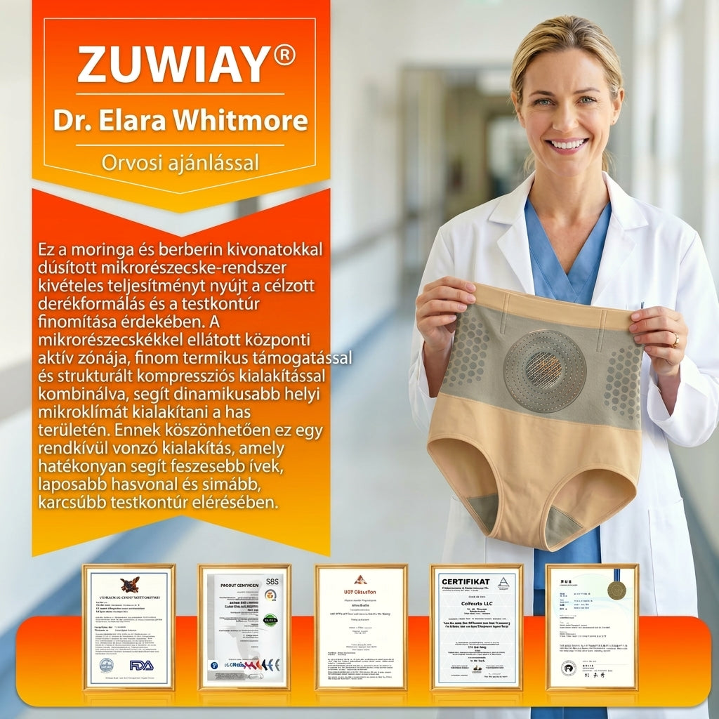 🔥🔥Hivatalos Márkabolt | ZUWIAY® 2026 Moringa & Berberine 4-in-1 Mikrorészecskés Alakformáló és Zsírégető Rövidnadrág