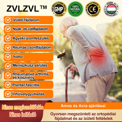 ZVLZVL™ 🐝Méhméreg Azonnali Ultra Erős Fájdalomcsillapító Krém - (Enyhíti a fájdalmat ízületi gyulladás, izomfájdalom, hátfájás, térdek, hát, vállak, csípők, csuklók, kezek esetén)