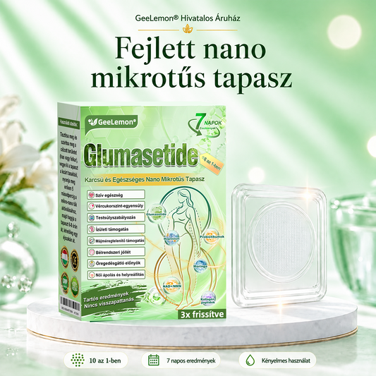 🌿🌿🎁Moringa · Berberine × NAD+ 10-in-1 Advanced Nano GeeLemon® Glumasetide 8az 1-ben Karcsú és EgészségesNano Mikrotűs Tapasz (Napi 1alkalom – látható változásakár 7 nap alatt) ✅ Elhízásra,bőrfeszesítésre,cukorbetegségre, alvásiapnoéra, ízületekre stb