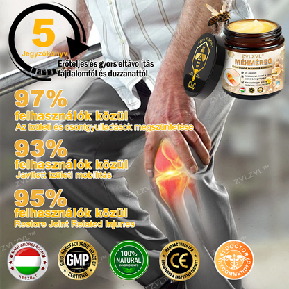 ZVLZVL™ 🐝Méhméreg Azonnali Ultra Erős Fájdalomcsillapító Krém - (Enyhíti a fájdalmat ízületi gyulladás, izomfájdalom, hátfájás, térdek, hát, vállak, csípők, csuklók, kezek esetén)