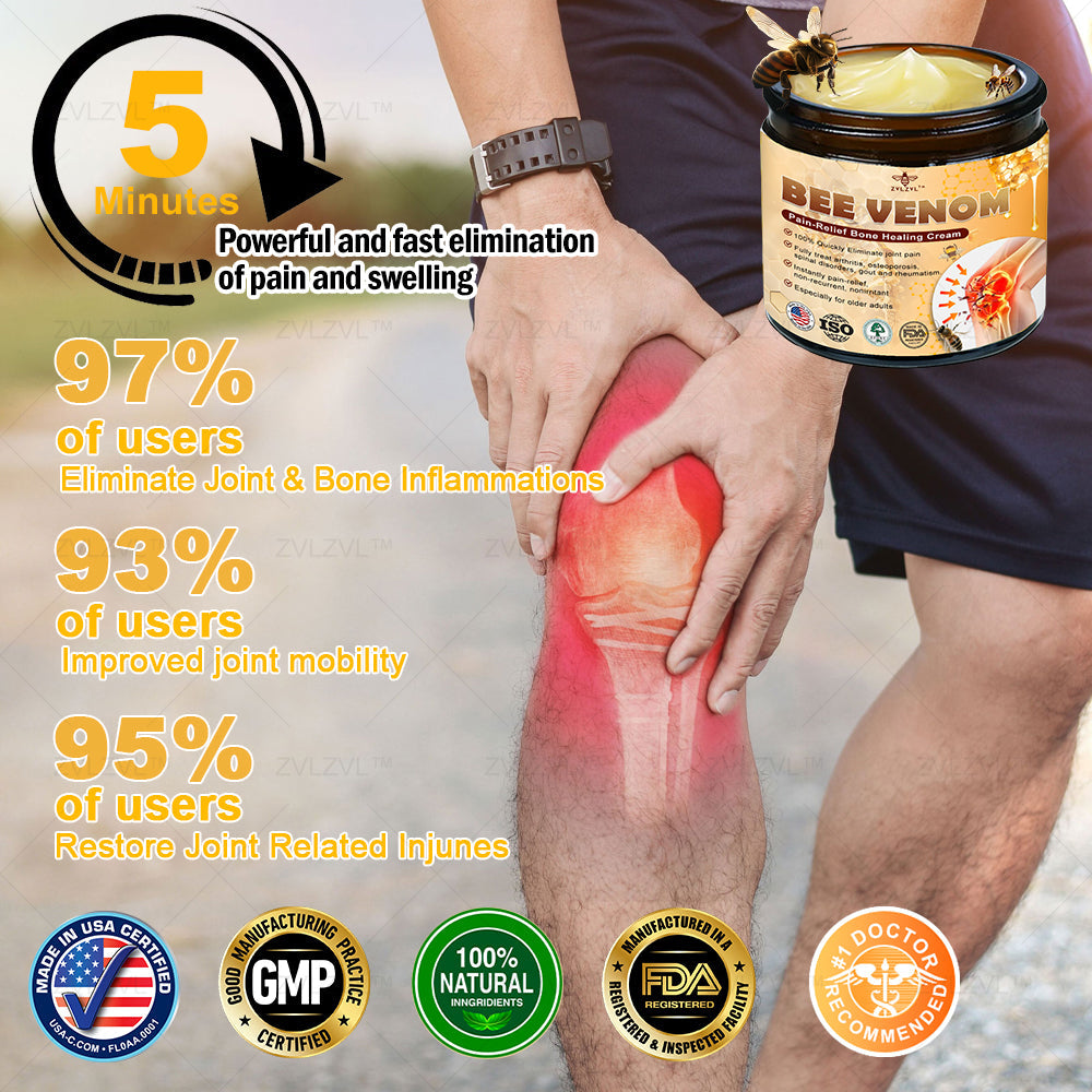 ZVLZVL™ Bee Venom Instant Pain Relief Arthritis Therapy Cream