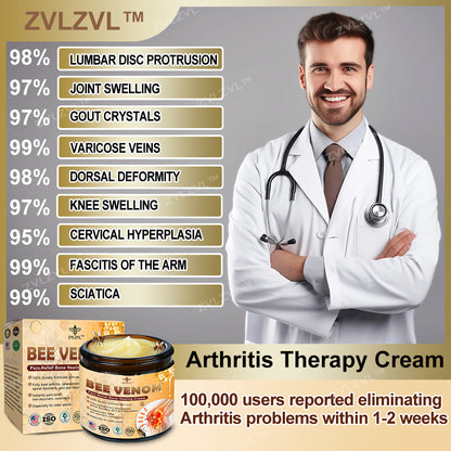 ZVLZVL™ Bee Venom Instant Pain Relief Arthritis Therapy Cream