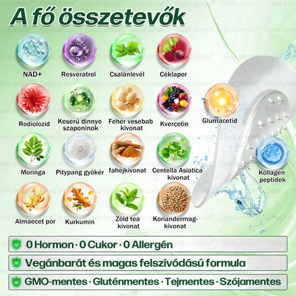 🌿Ajánlott a Semmelweis Kórház által · 👩‍⚕️BENU hivatalos üzlet| 🎁 𝐆𝐞𝑒𝐿𝑒𝐦𝐨𝐧® Glumasetide 8 az 1-ben Karcsú és Egészséges Nano Mikrotűs Tapasz