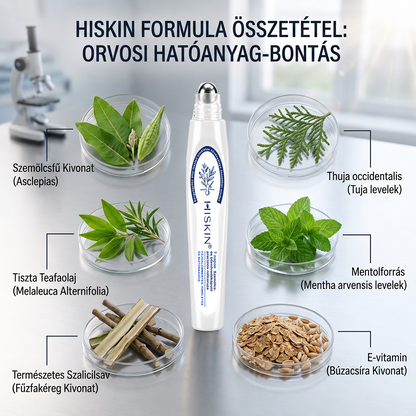🔥Hivatalos Márkabolt | 🚢🚢 Hiskin® 7 napos Szemölcseltávolító Roll-on Ápoló Folyadék (Fájdalommentes rollerball technológia, hegek nélkül)