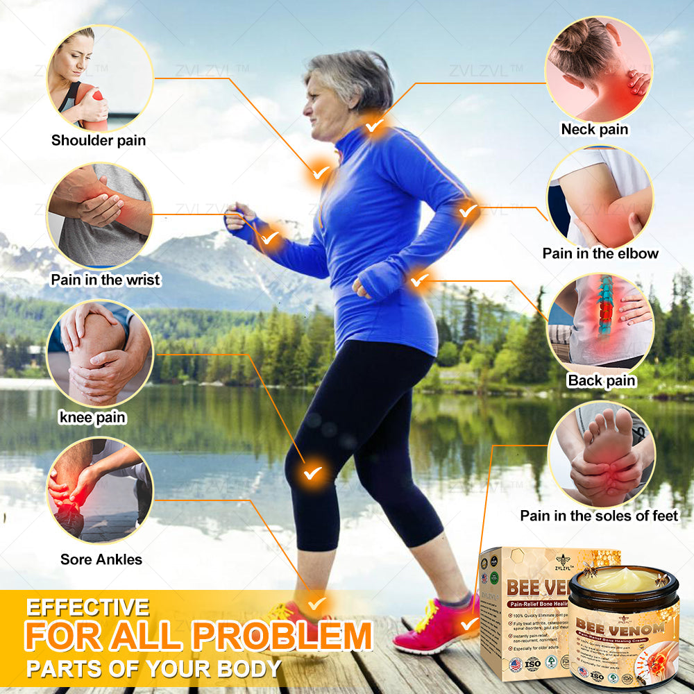 ZVLZVL™ Bee Venom Instant Pain Relief Arthritis Therapy Cream