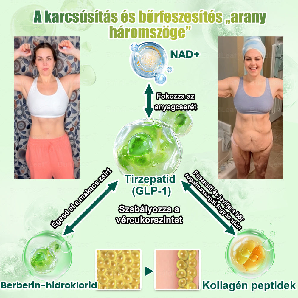 Karácsonyi limitált |BuildLeaf® GLP-1 8-az-1 Slim & Health szájüregi oldat – Egyszerű napi használat, látványos eredmény 7 nap alatt, 100 milliárd aktív probiotikummal ✅ testsúlykezelés, szív-, cukorbetegség-, bél- és női egészség, feszes bőr, energia.